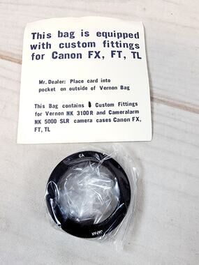 Canon CA Adapter For FX, FT, TL Mount Camera Lens WITH T / T2 Screw Mount - NEW